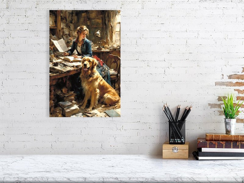 Companion in Creativity-High-End Giclee Print Giclée