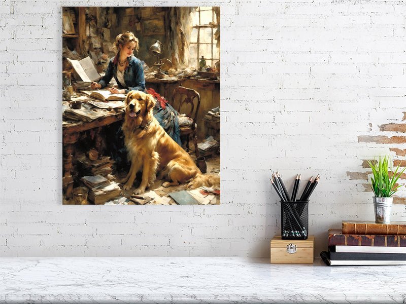 Companion in Creativity-High-End Giclee Print Giclée