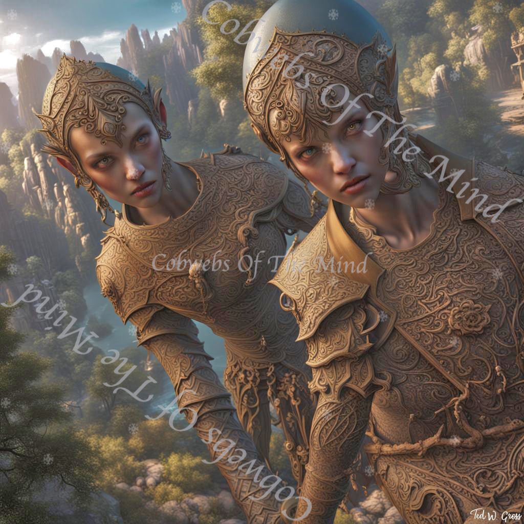 Gilded Guardians - Cybernetic Vexora NFT Legendary 1 - Drop - Cobwebs Of The Mind