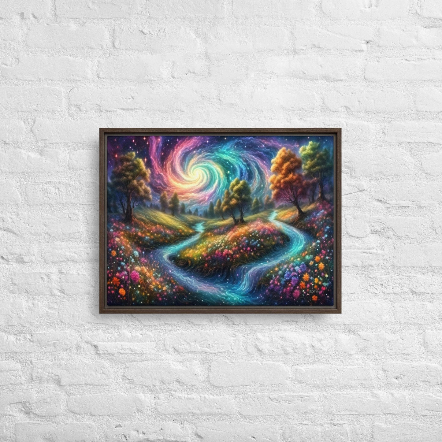 Meadows of Wonder - Framed Canvas Home & Garden > Decor > Artwork > Posters, Prints, & Visual Artwork