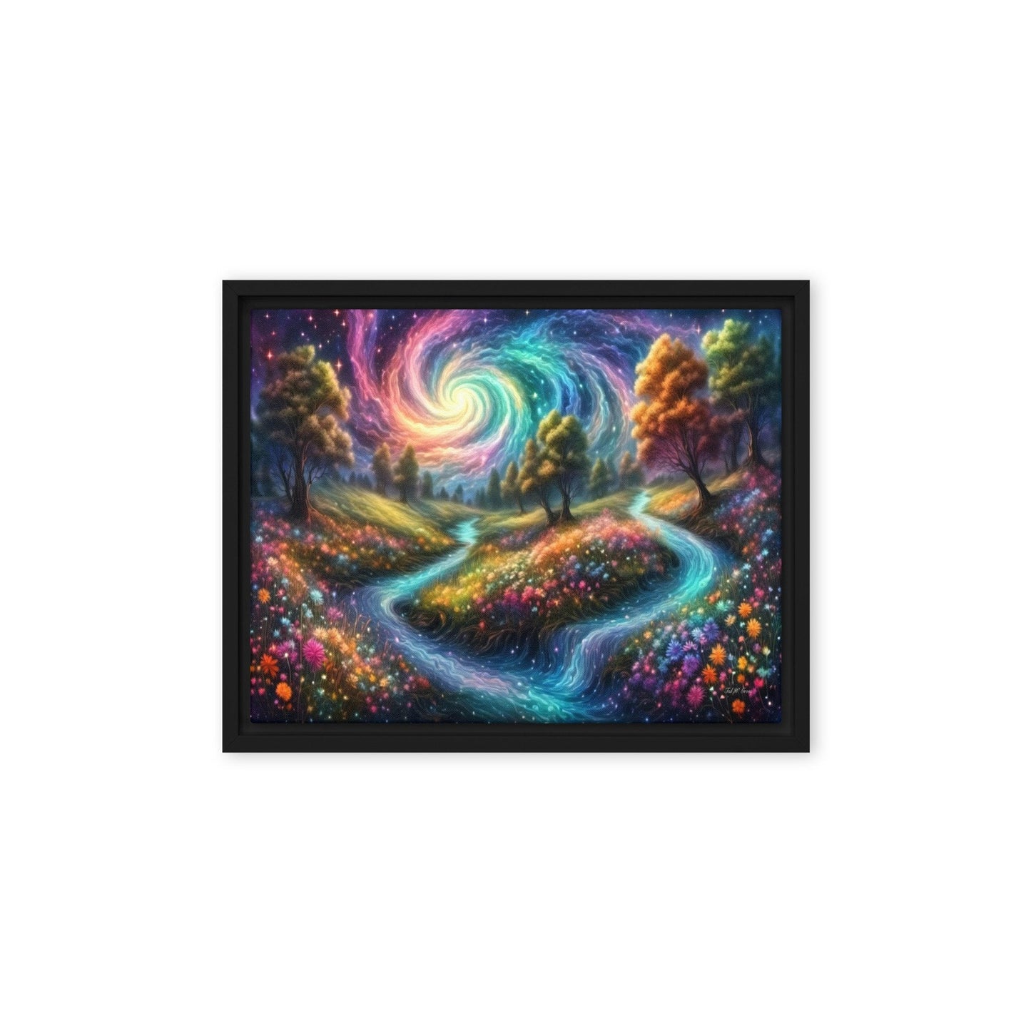 Meadows of Wonder - Framed Canvas Home & Garden > Decor > Artwork > Posters, Prints, & Visual Artwork