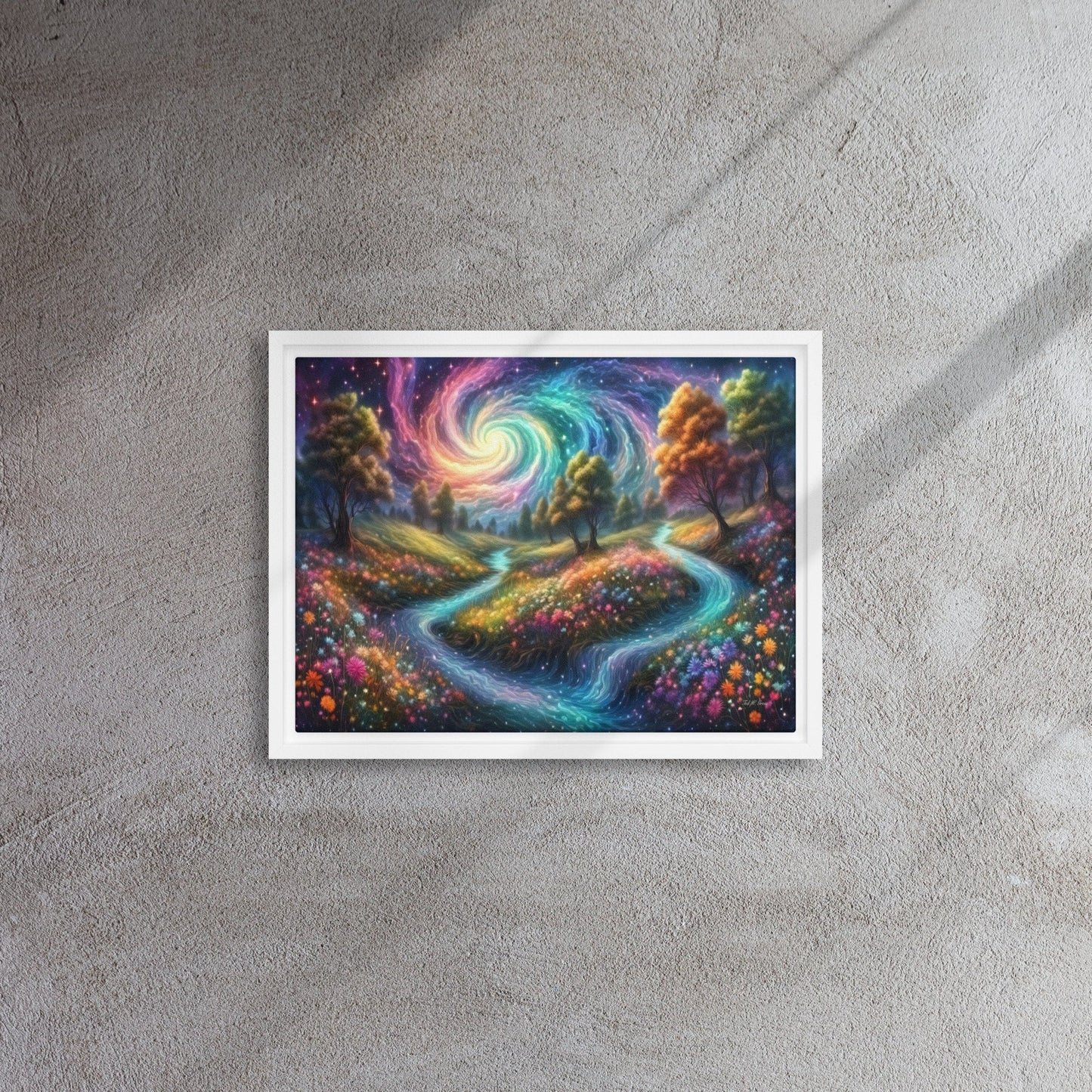 Meadows of Wonder - Framed Canvas Home & Garden > Decor > Artwork > Posters, Prints, & Visual Artwork