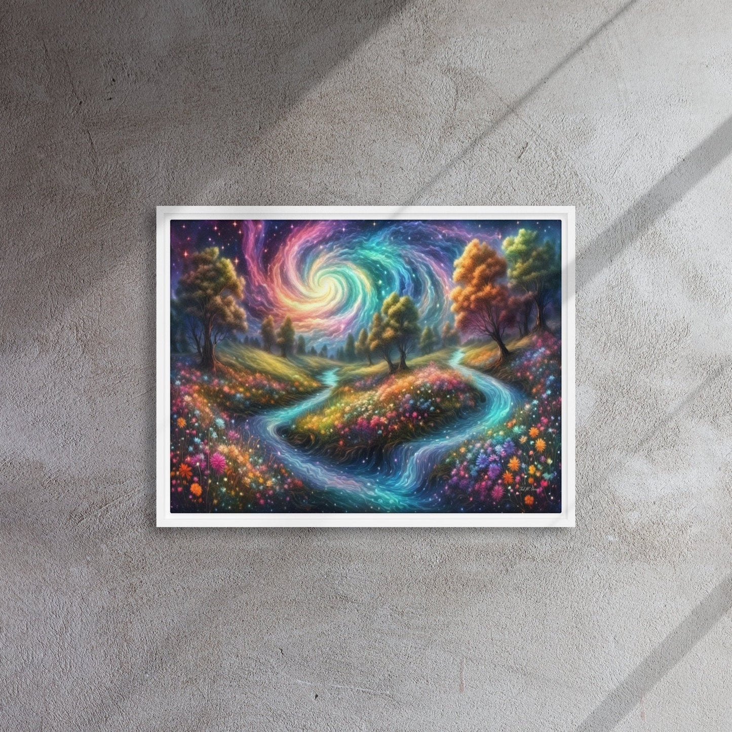 Meadows of Wonder - Framed Canvas Home & Garden > Decor > Artwork > Posters, Prints, & Visual Artwork