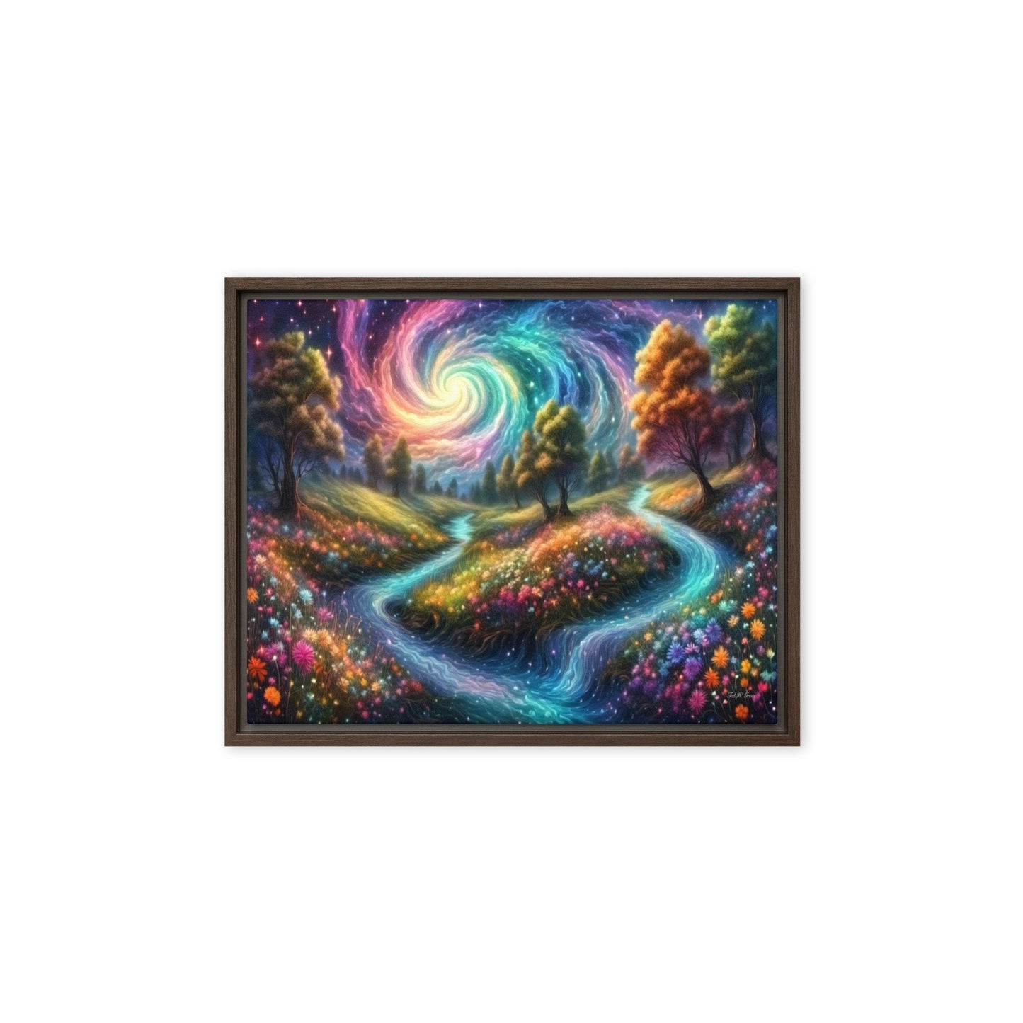 Meadows of Wonder - Framed Canvas Home & Garden > Decor > Artwork > Posters, Prints, & Visual Artwork