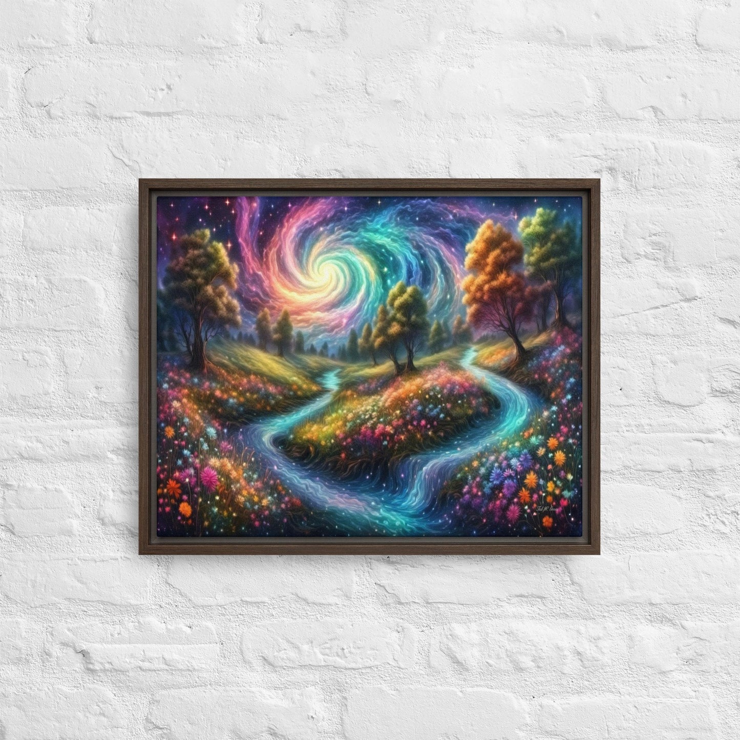 Meadows of Wonder - Framed Canvas Home & Garden > Decor > Artwork > Posters, Prints, & Visual Artwork