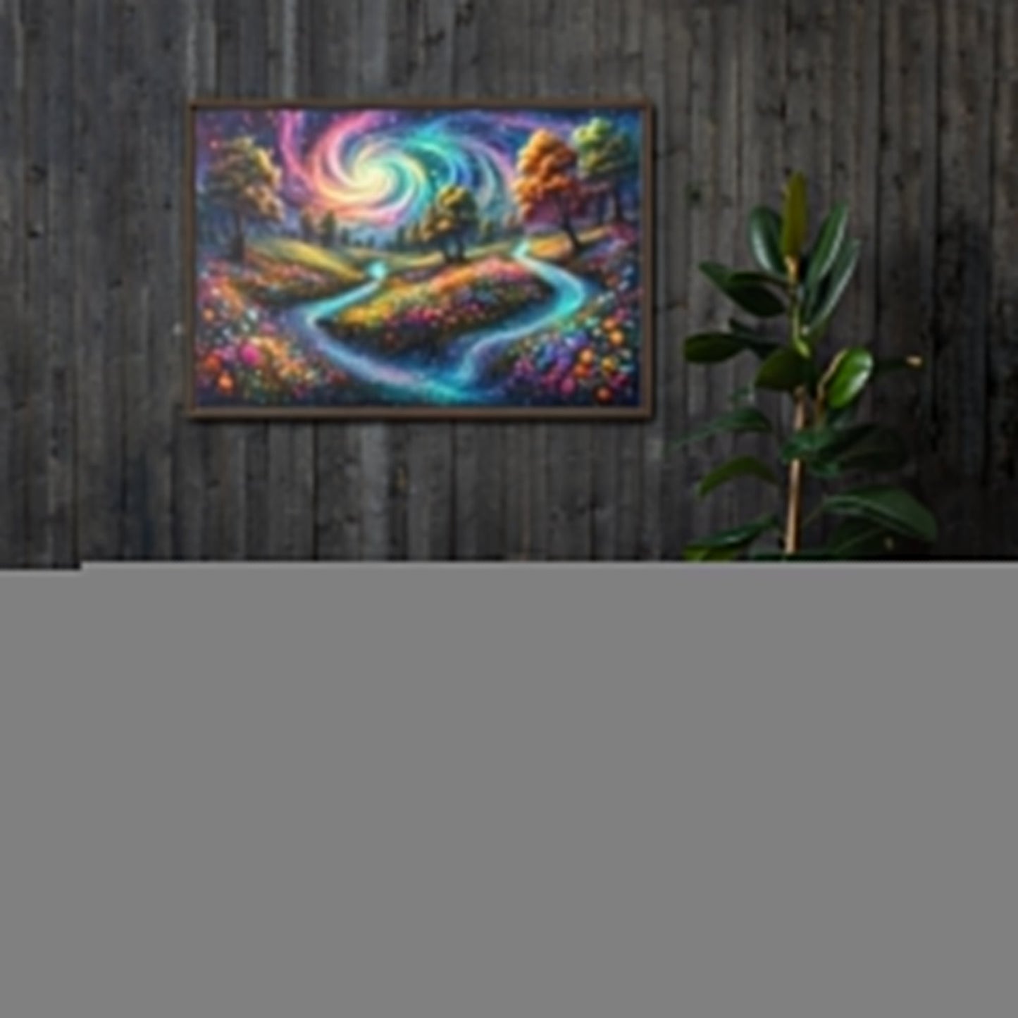 Meadows of Wonder - Framed Canvas Home & Garden > Decor > Artwork > Posters, Prints, & Visual Artwork