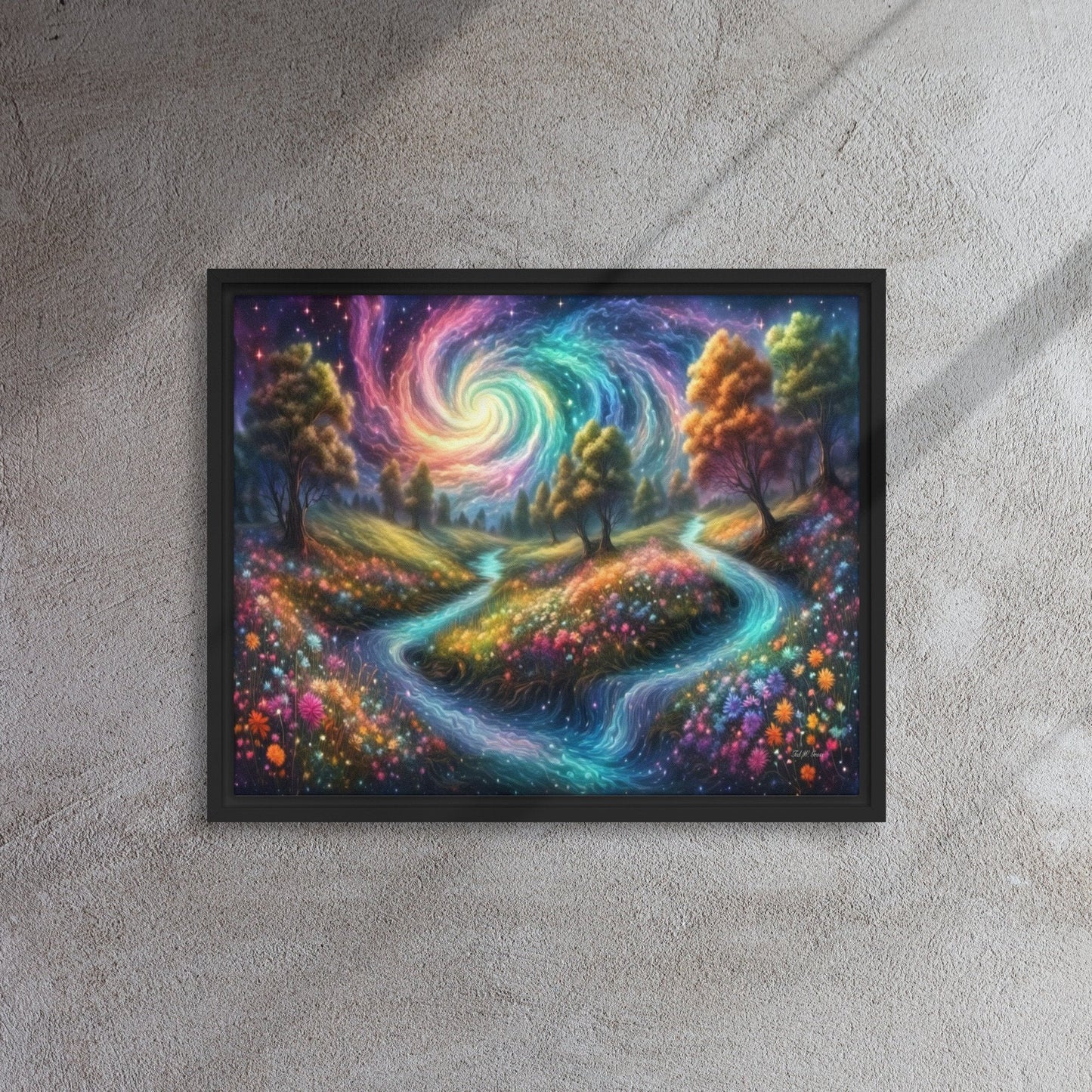Meadows of Wonder - Framed Canvas Home & Garden > Decor > Artwork > Posters, Prints, & Visual Artwork