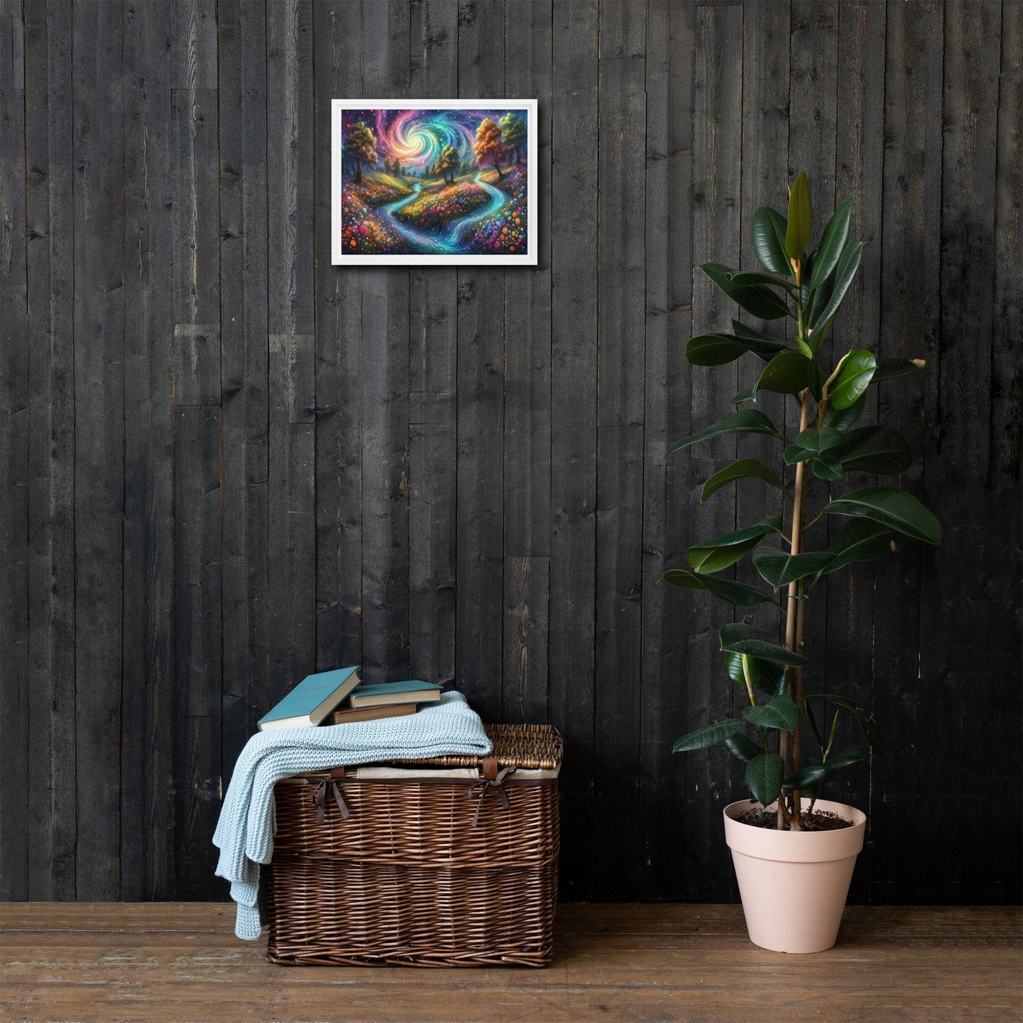 Meadows of Wonder - Framed Canvas Home & Garden > Decor > Artwork > Posters, Prints, & Visual Artwork