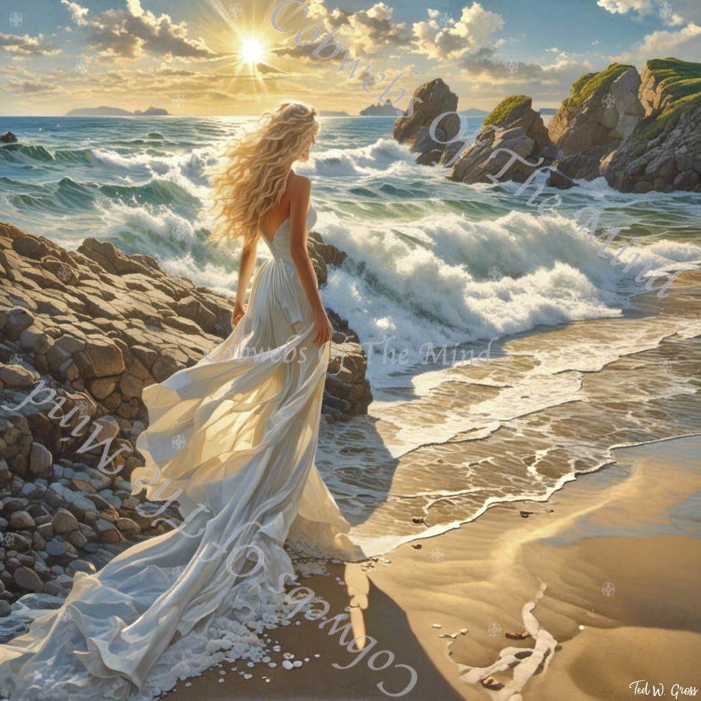 Oceanic Sonata - OpenSea Feminine Mosaic NFT 1 - Drop - Cobwebs Of The Mind