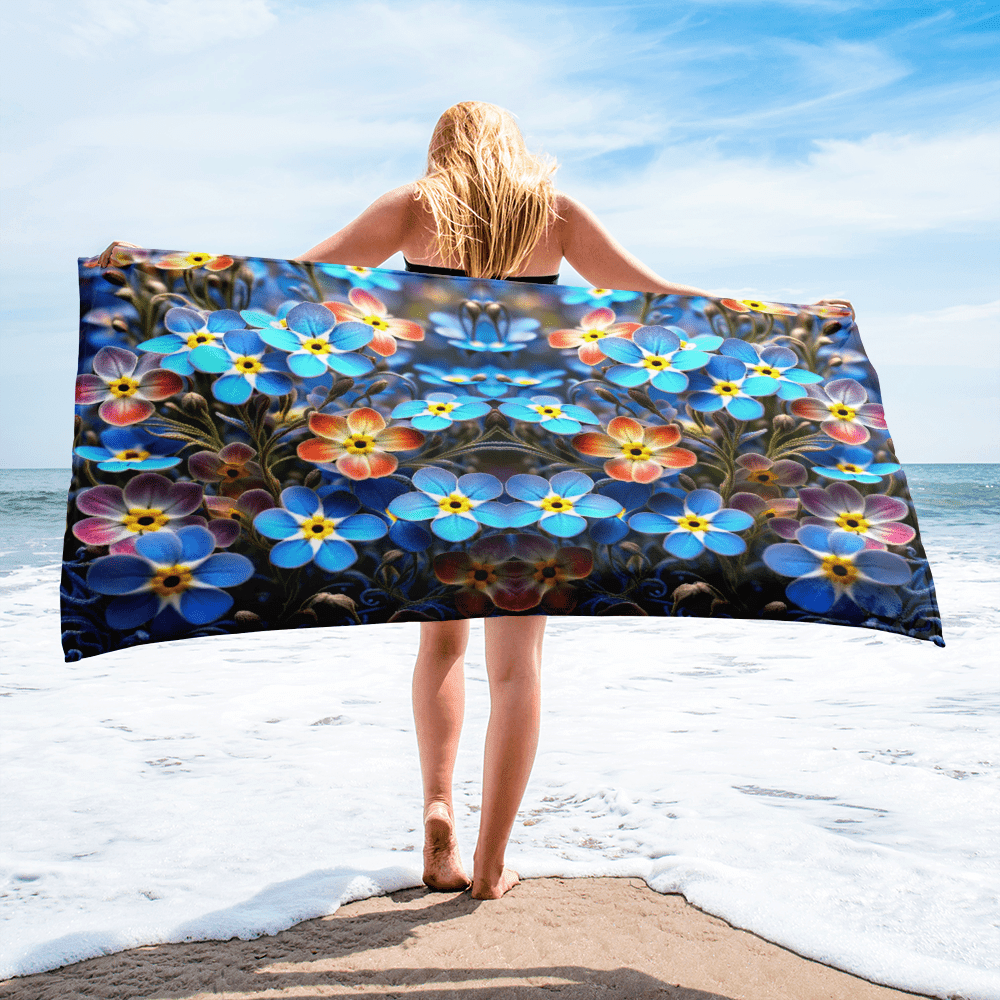 Petal Rhapsody - 30*60 Bath & Beach Towel Bath & Beach Towel