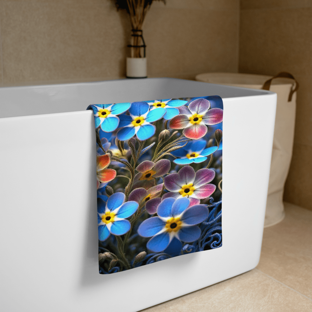 Petal Rhapsody - 30*60 Bath & Beach Towel Bath & Beach Towel