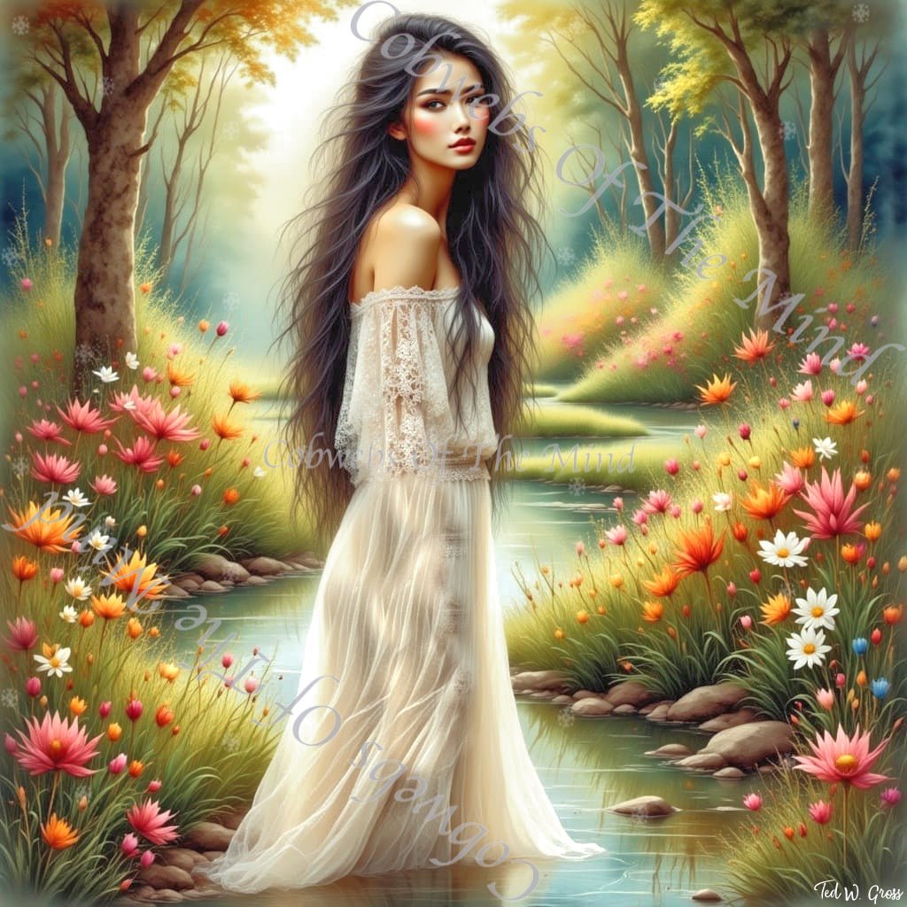 River Ballad - OpenSea Feminine Mosaic NFT 1 - Drop - Cobwebs Of The Mind