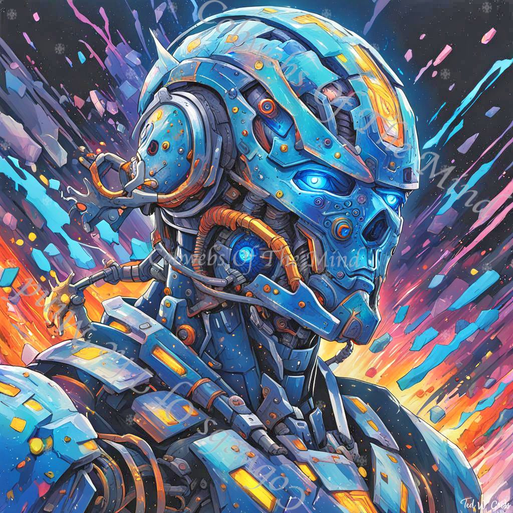 Synthetic Titan - Cybernetic Vexora NFT Legendary 1 - Drop - Cobwebs Of The Mind