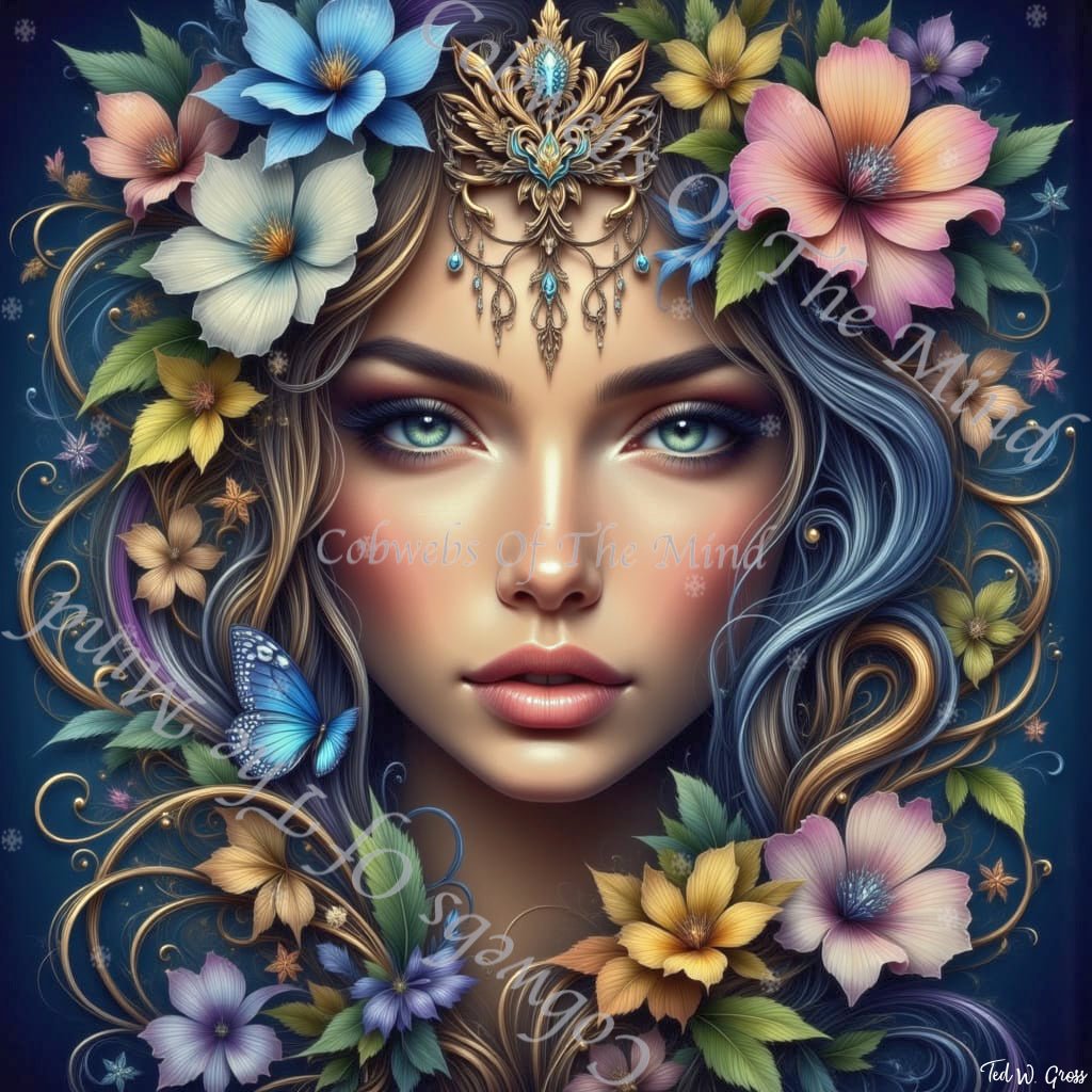 Velvet Tiara - OpenSea Feminine Mosaic NFT 1 - Drop - Cobwebs Of The Mind
