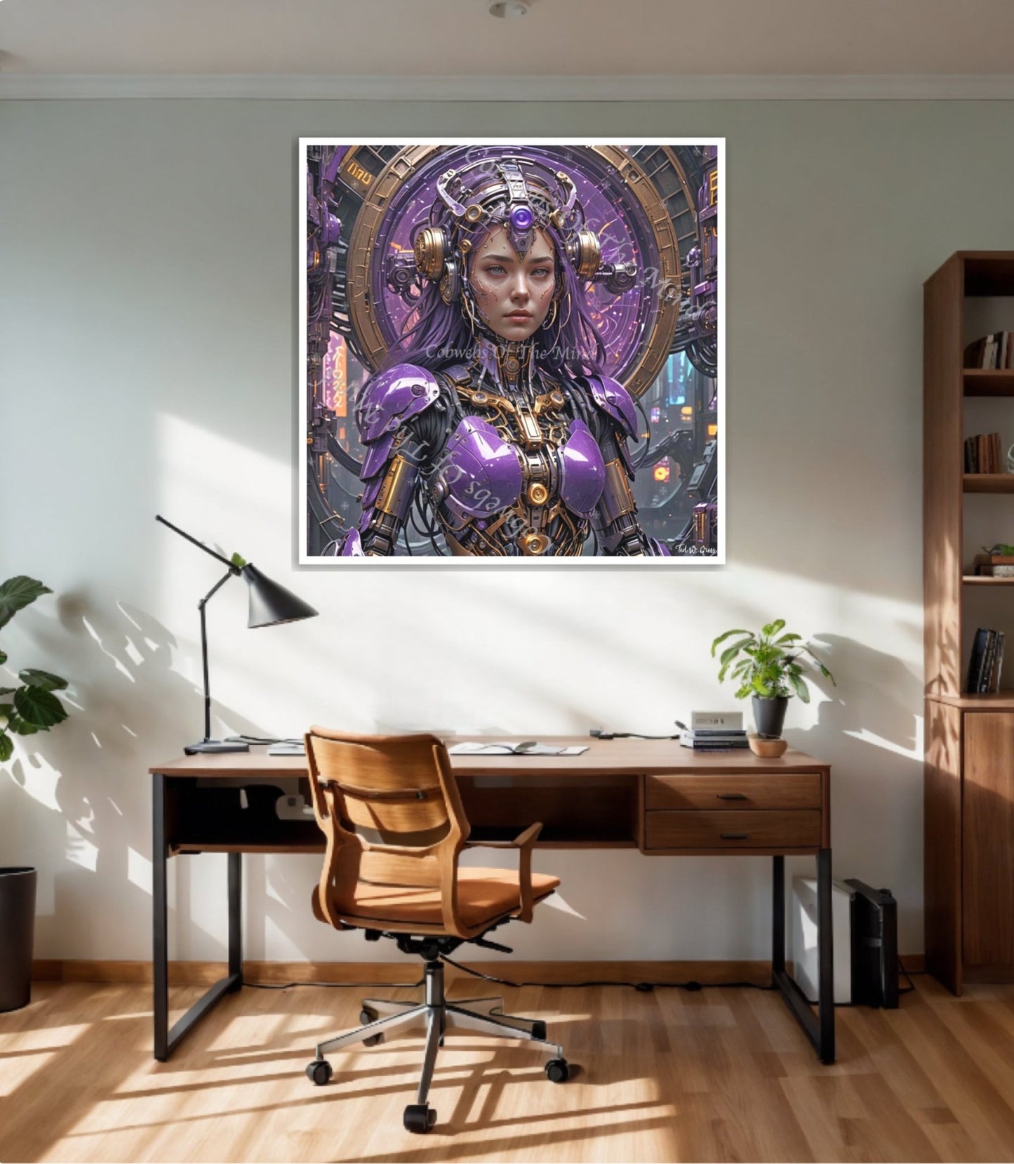 Violet Harbinger - Cybernetic Vexora NFT Legendary 1 - Drop - Cobwebs Of The Mind