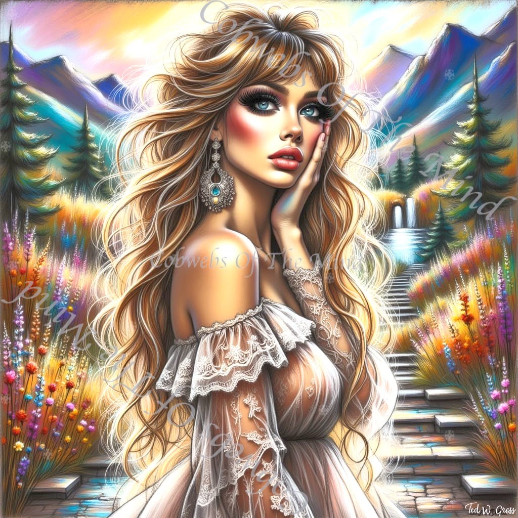WildFlorish 118 - WildFlorish NFT Legendary 1 - Drop - Cobwebs Of The Mind