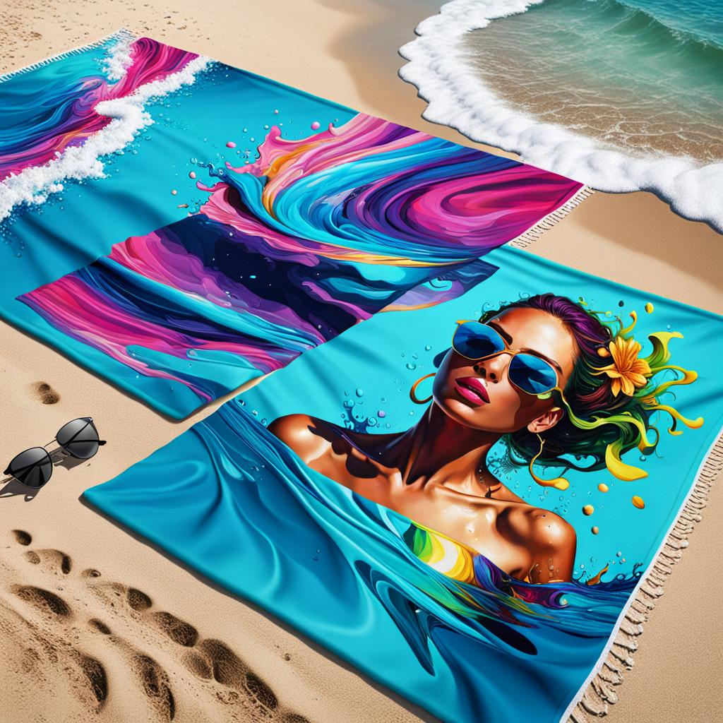 Beach & Bath Towel Collection - Woven Whispers of Beauty - Cobwebs Of The Mind