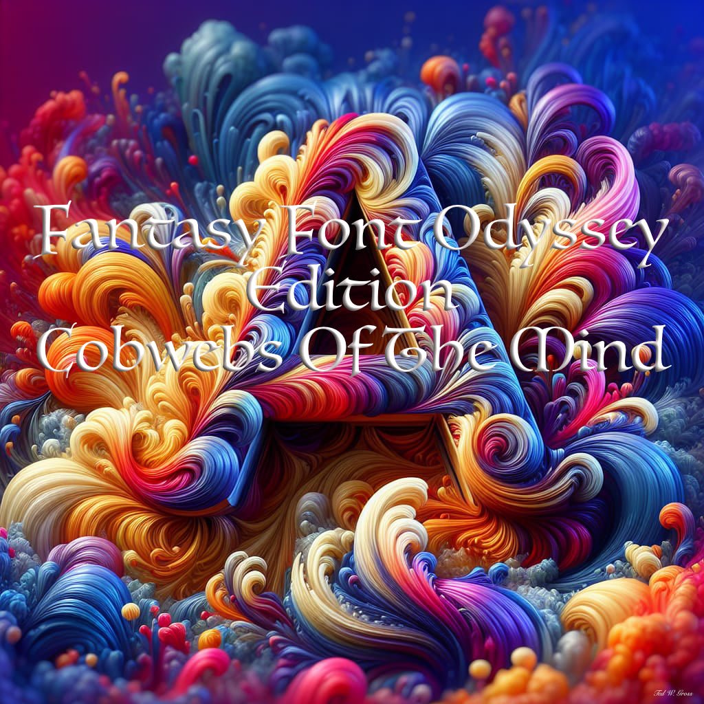 Fantasy Font Odyssey - Cobwebs Of The Mind 