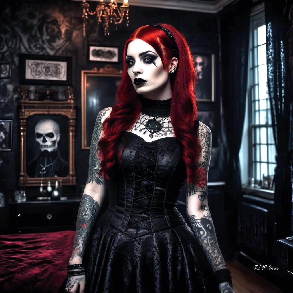 Goth, Emo, Grunge, Alternative - Digital Image Collection - Cobwebs Of The Mind