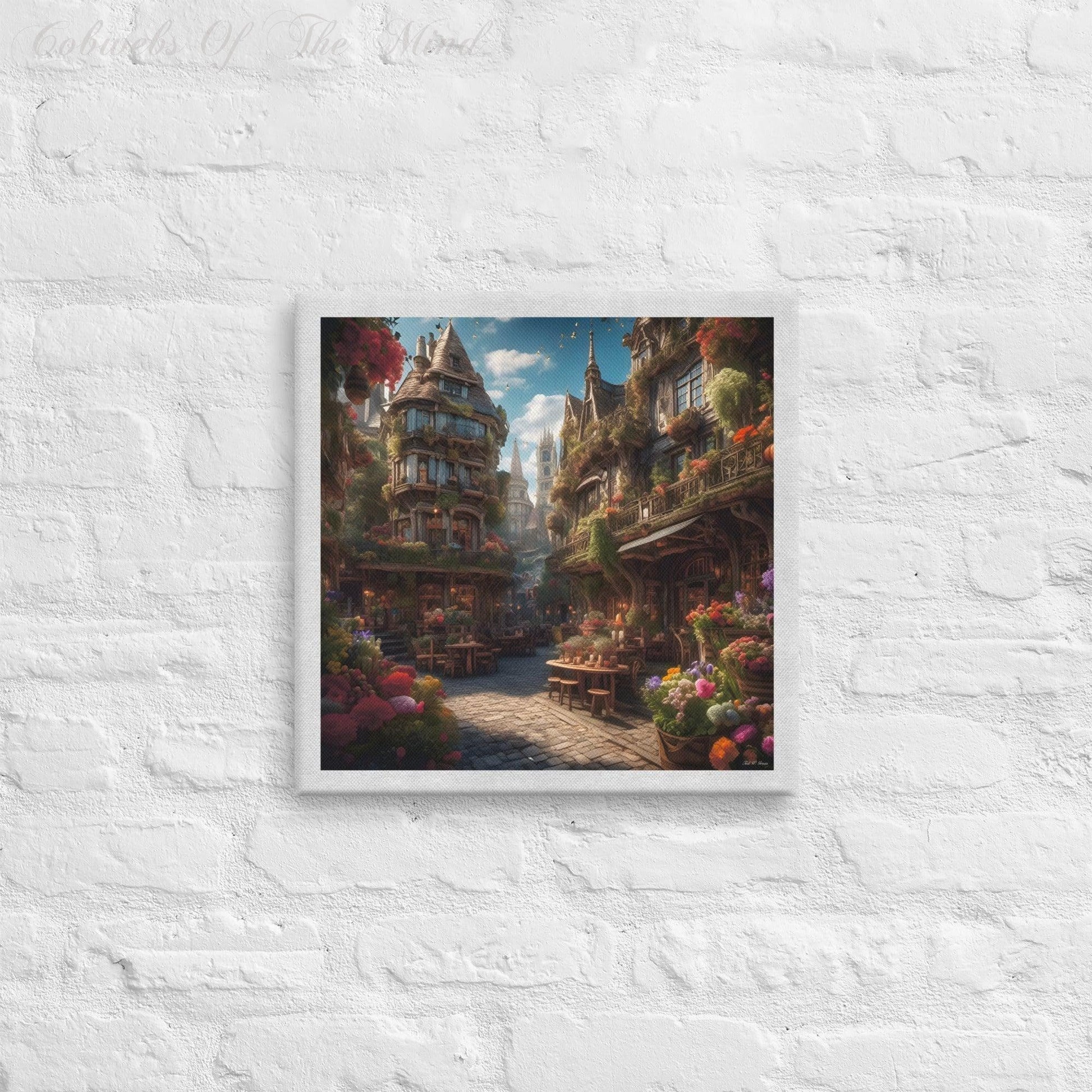 A Lost Town In Italy - Canvas Print Printed Digital Art