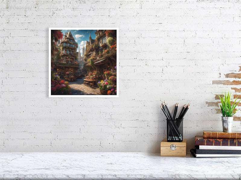 A Lost Town In Italy-CH Giclée