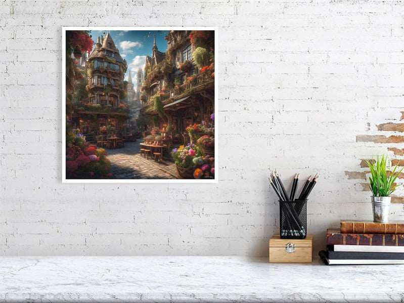 A Lost Town In Italy-CH Giclée