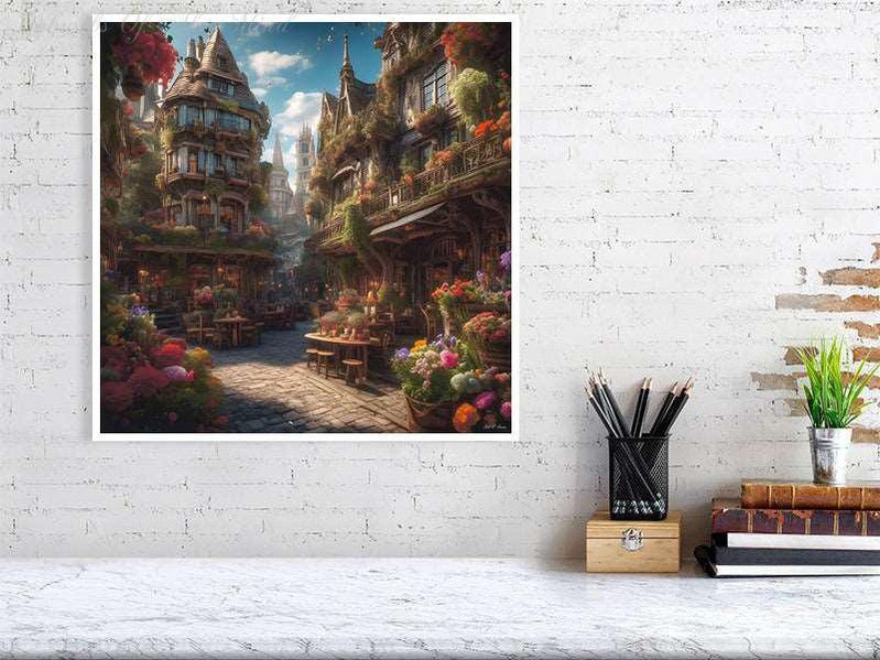 A Lost Town In Italy-CH Giclée