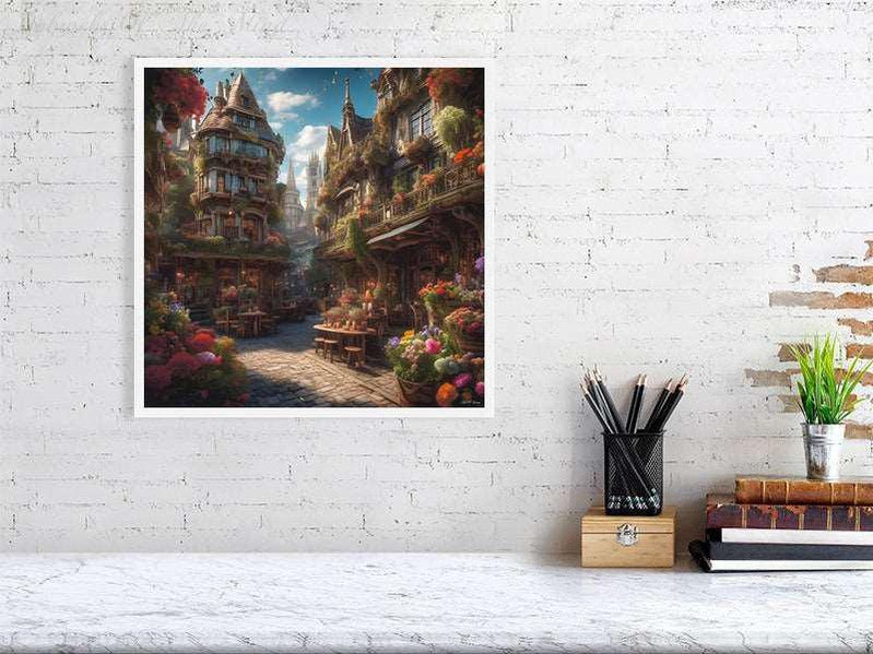 A Lost Town In Italy-CH Giclée