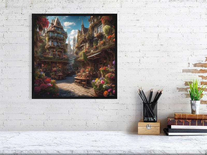 A Lost Town In Italy-CH Giclée