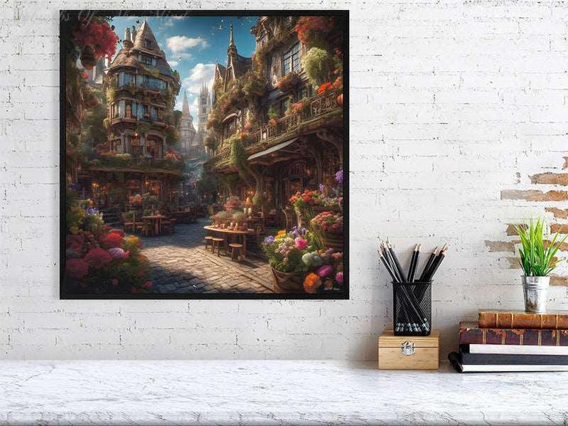 A Lost Town In Italy-CH Giclée