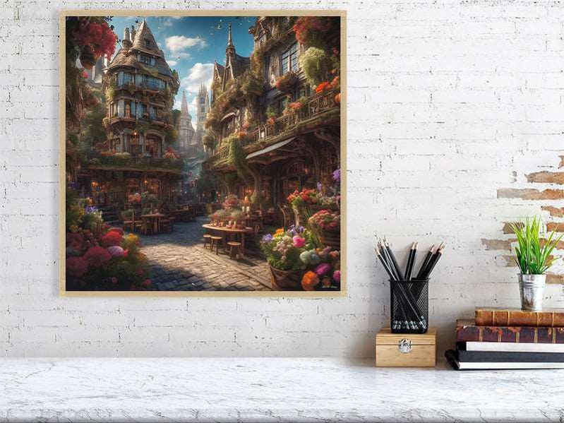 A Lost Town In Italy-CH Giclée