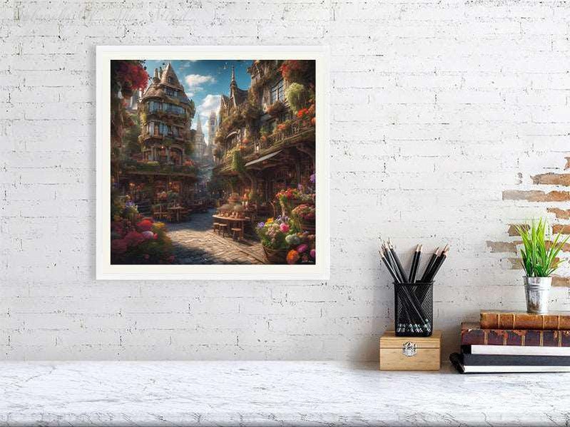 A Lost Town In Italy-CH Giclée