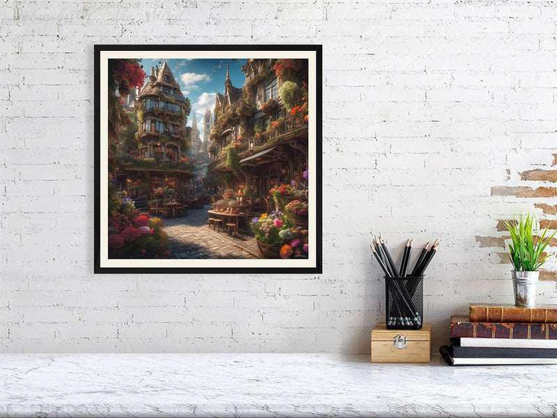 A Lost Town In Italy-CH Giclée