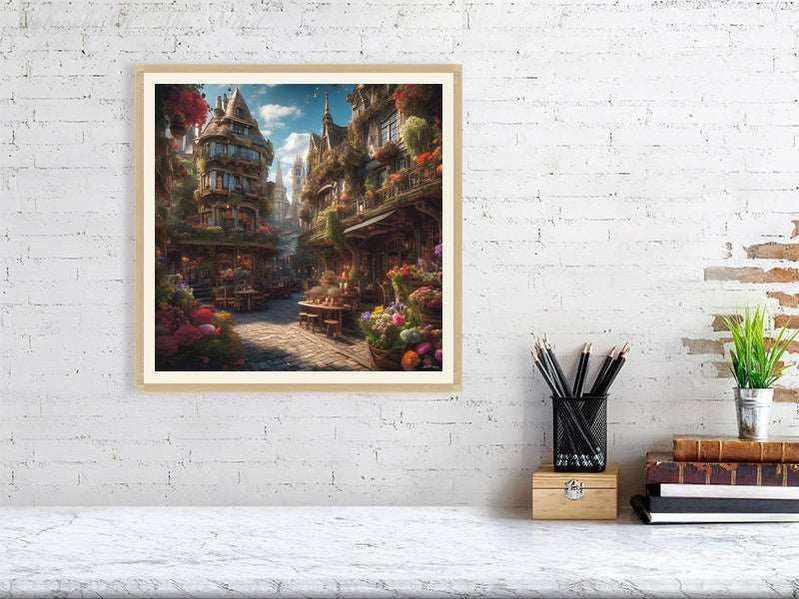 A Lost Town In Italy-CH Giclée