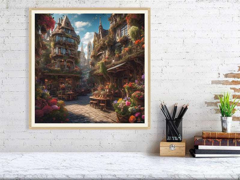 A Lost Town In Italy-CH Giclée