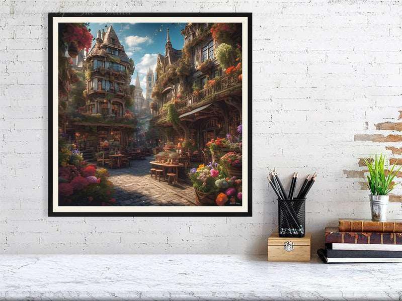 A Lost Town In Italy-CH Giclée