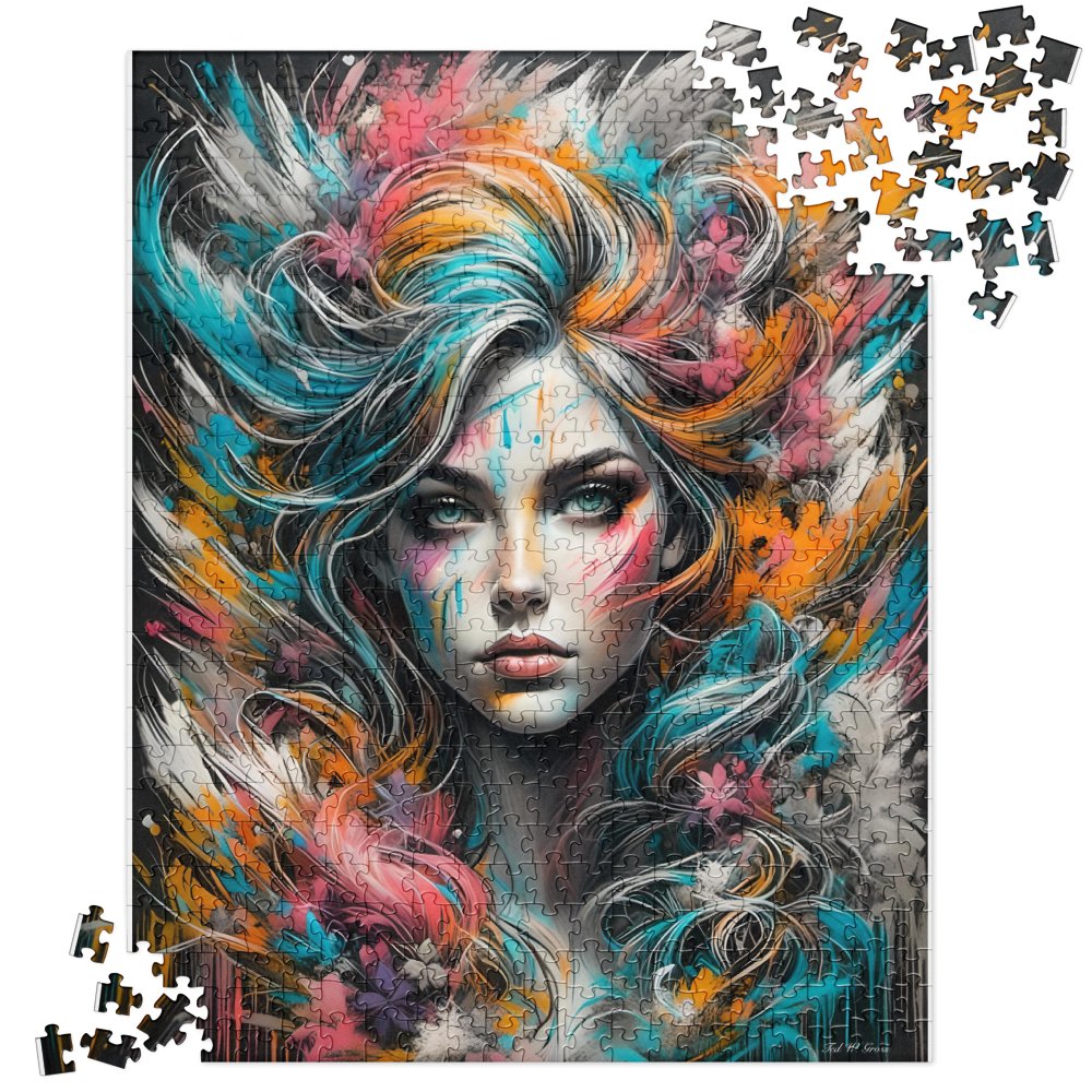 Abstract Allure - 520 pcs. Jigsaw Puzzle (US Only) Puzzles