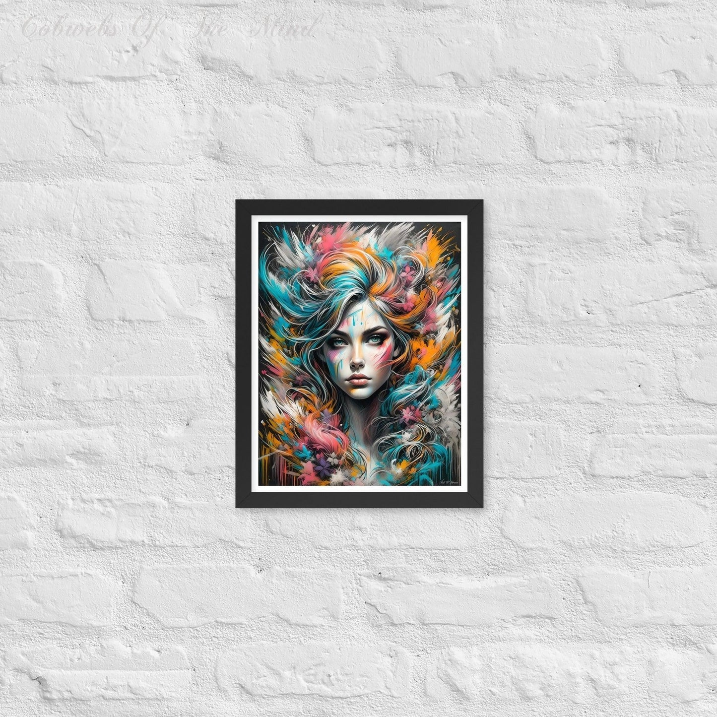 Abstract Allure - Framed Matte Poster Digital Art