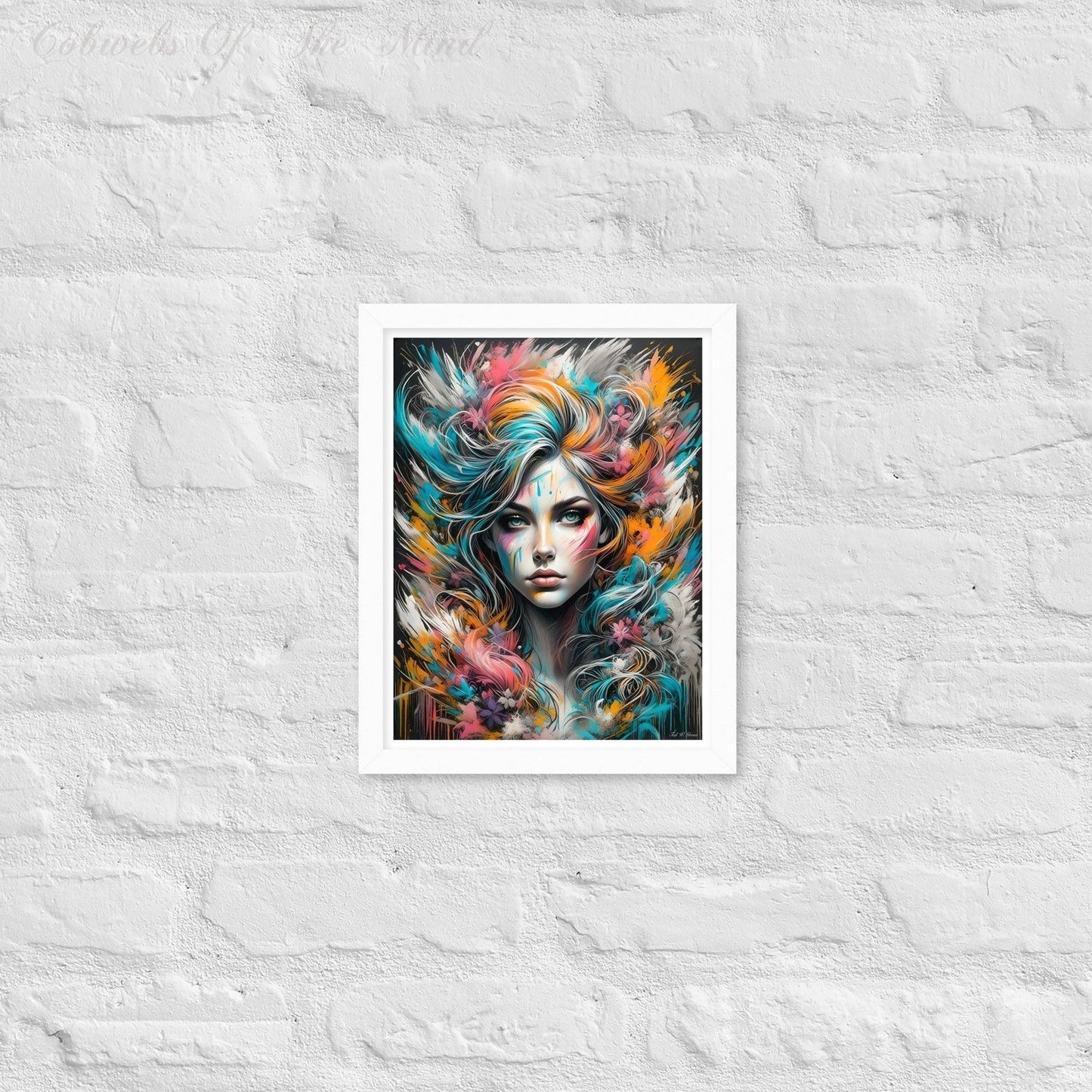 Abstract Allure - Framed Matte Poster Digital Art