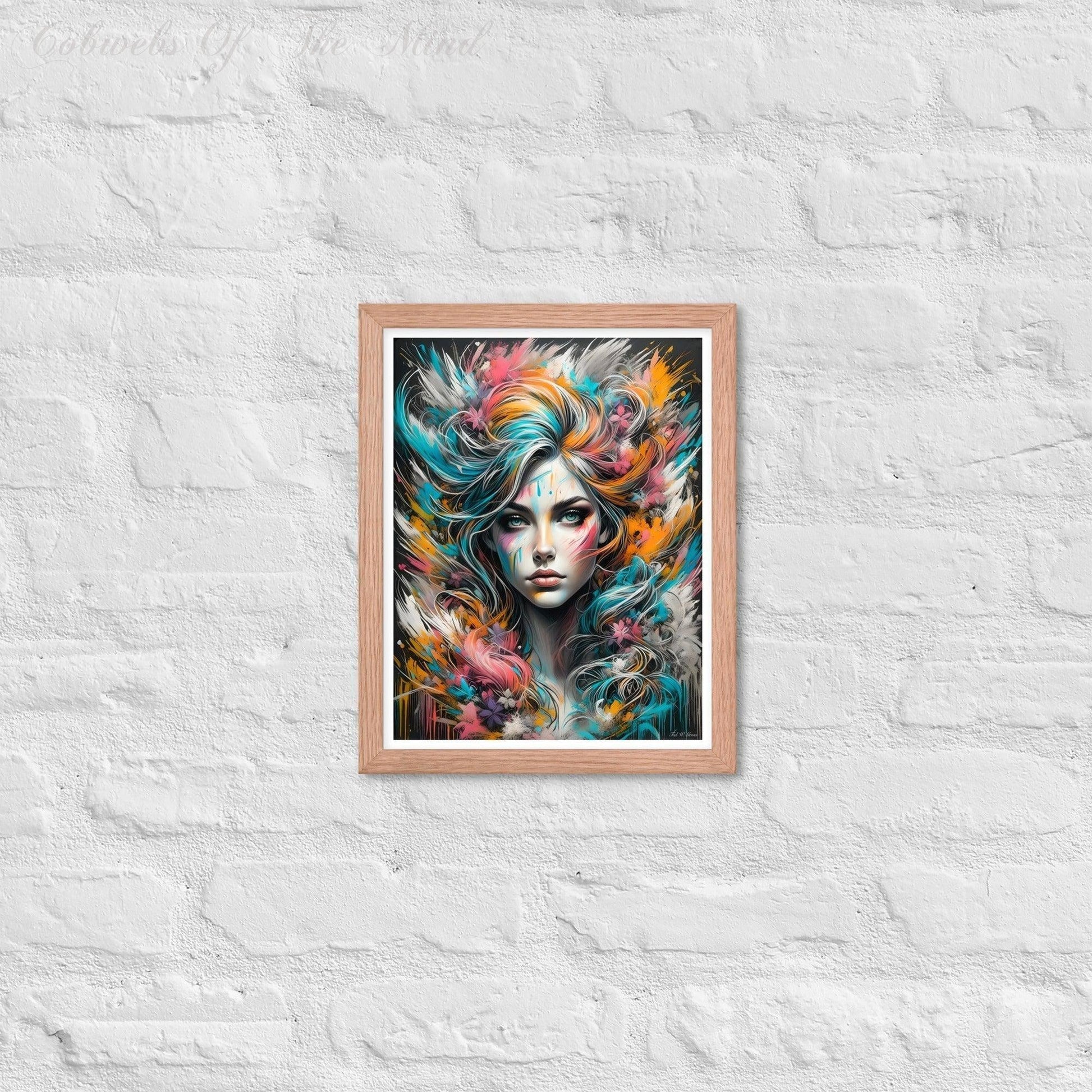 Abstract Allure - Framed Matte Poster Digital Art