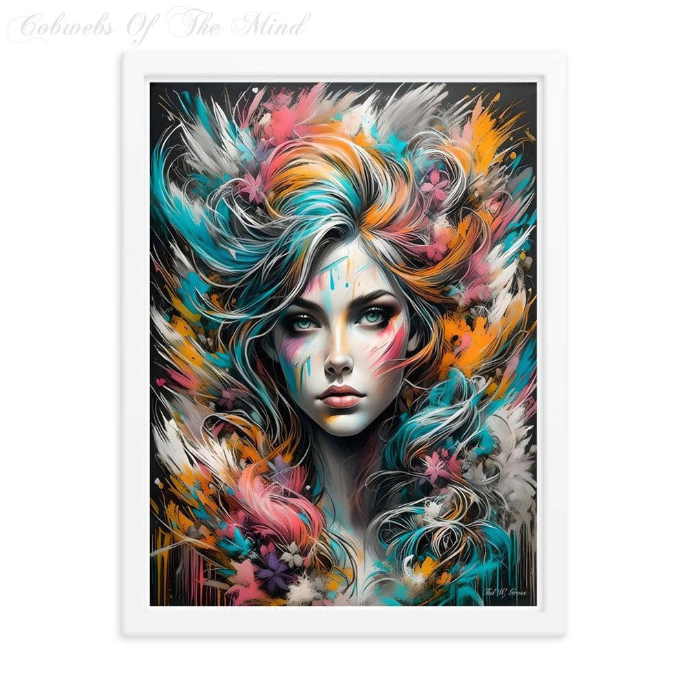 Abstract Allure - Framed Matte Poster Digital Art