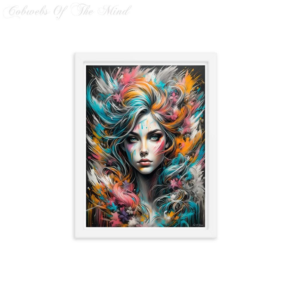 Abstract Allure - Framed Matte Poster Digital Art