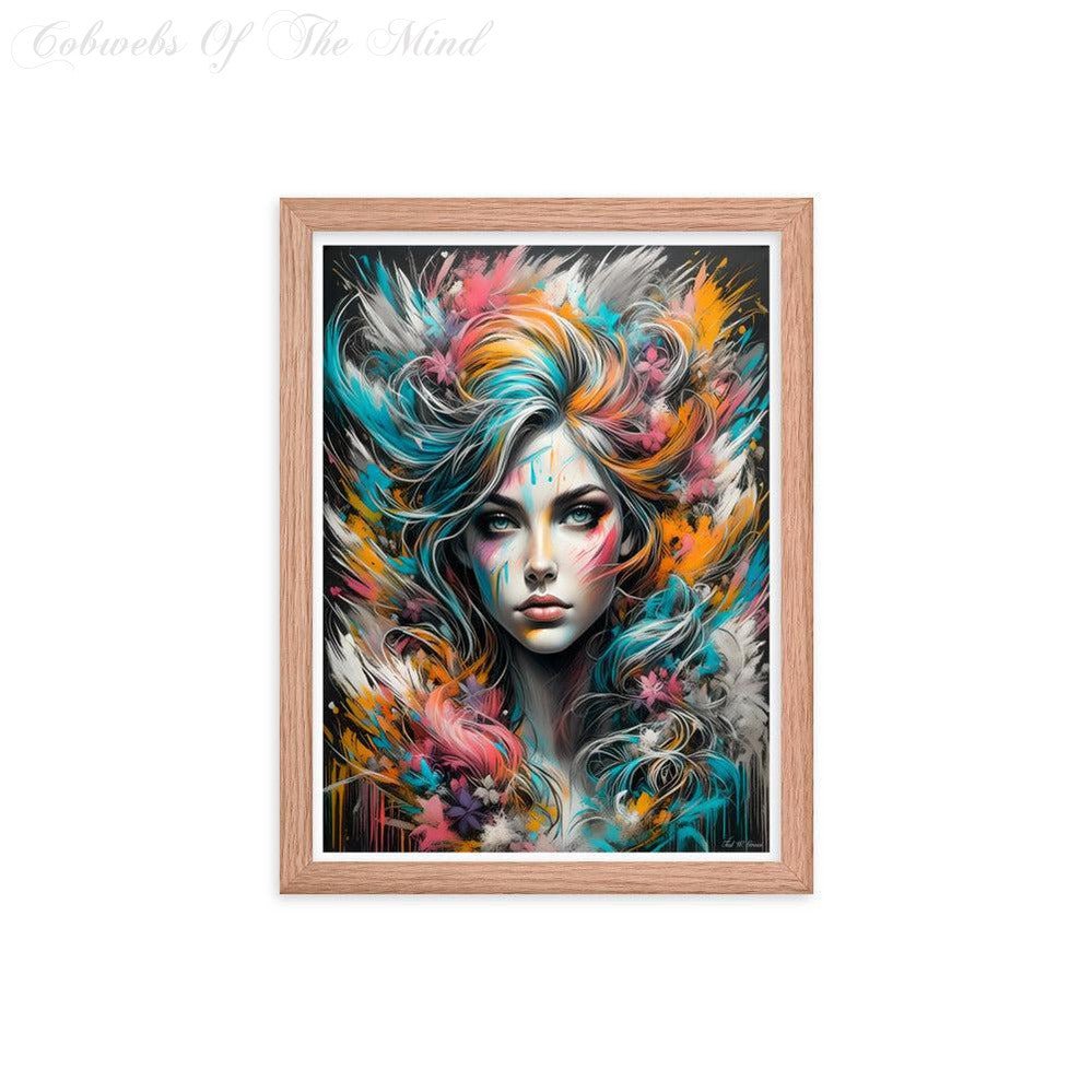 Abstract Allure - Framed Matte Poster Digital Art