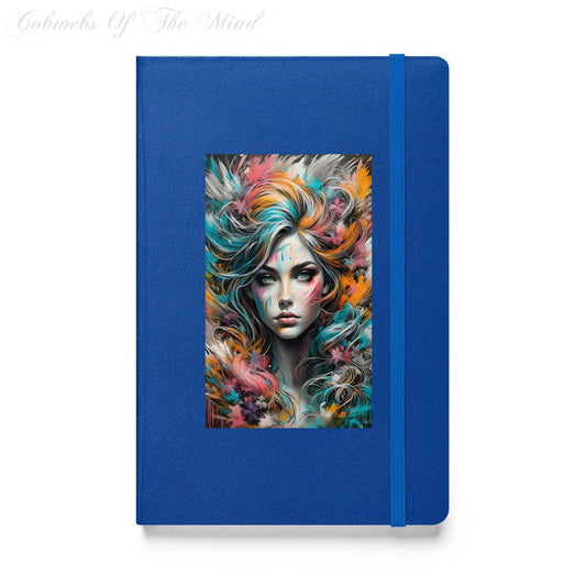 Abstract Allure - Hardcover Journal Notebook Journals Journals Blue
