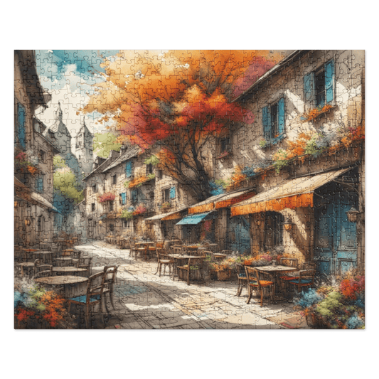 Artistic Alley of Dreams - 520 Pc. Jigsaw puzzle Puzzles