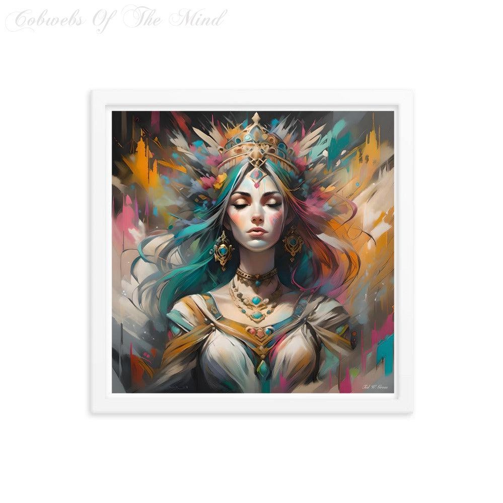 Ascending to the Call of Destiny - Framed Matte Poster Printed Digital Art