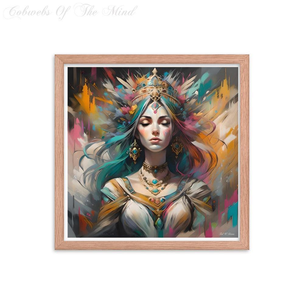 Ascending to the Call of Destiny - Framed Matte Poster Printed Digital Art