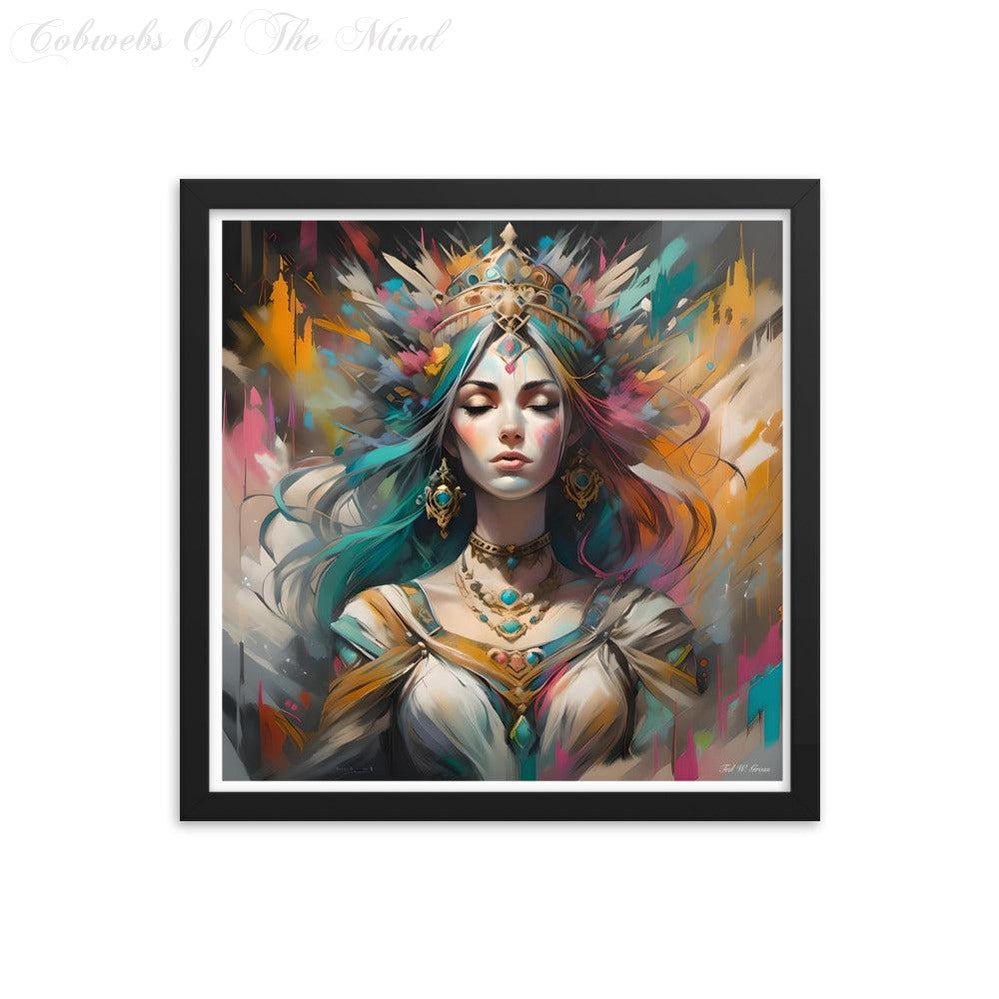 Ascending to the Call of Destiny - Framed Matte Poster Printed Digital Art