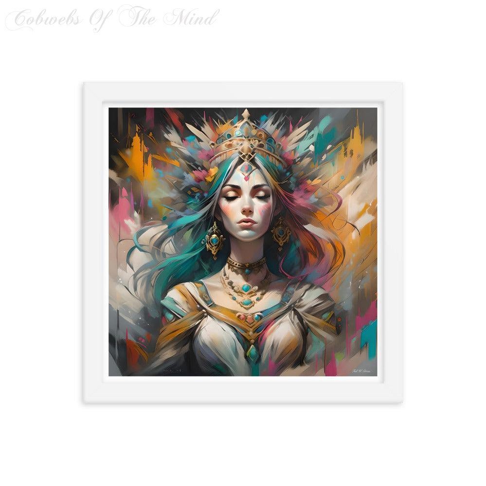 Ascending to the Call of Destiny - Framed Matte Poster Printed Digital Art