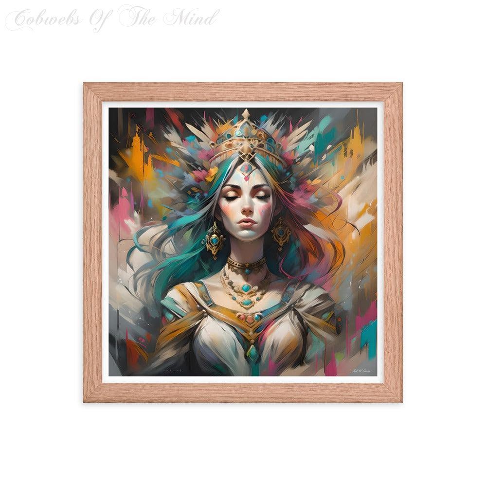 Ascending to the Call of Destiny - Framed Matte Poster Printed Digital Art